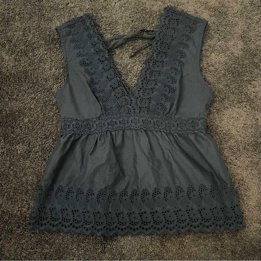 American Eagle Eyelet Top